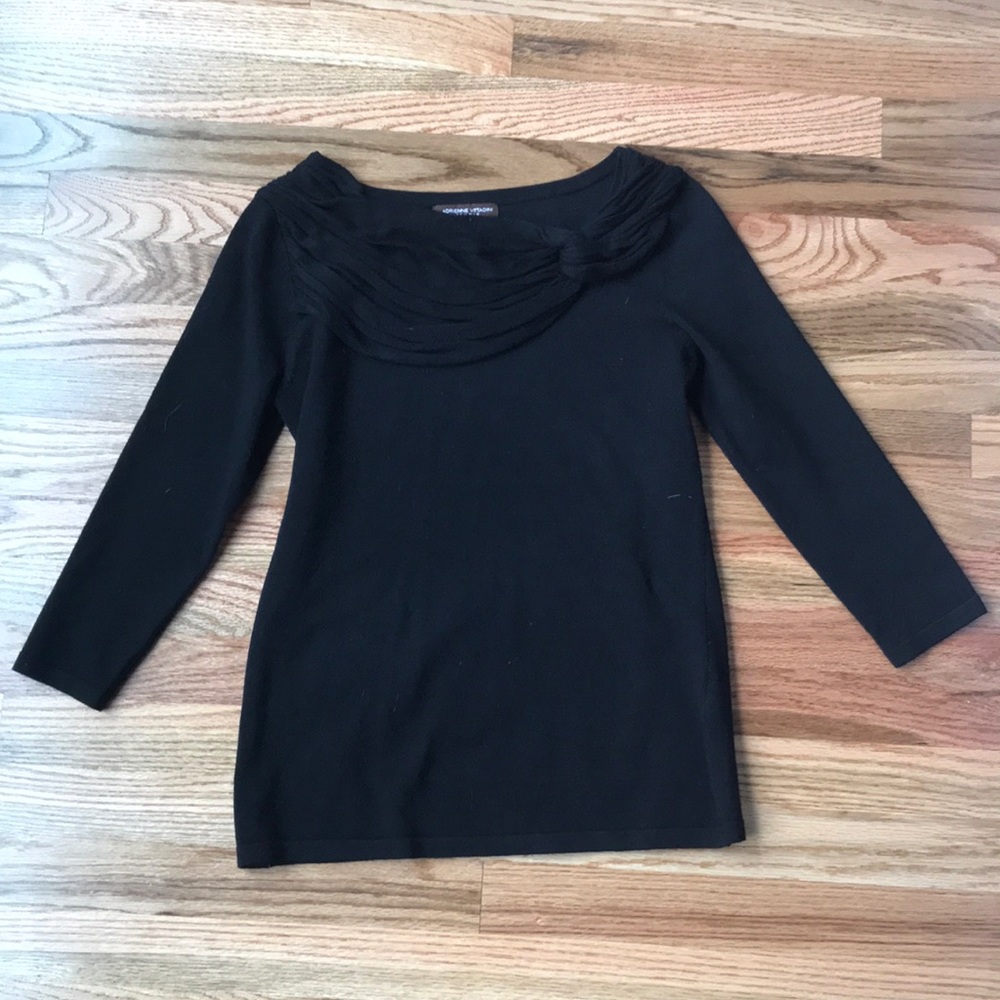 Adrienne Vittadini Black Sweater